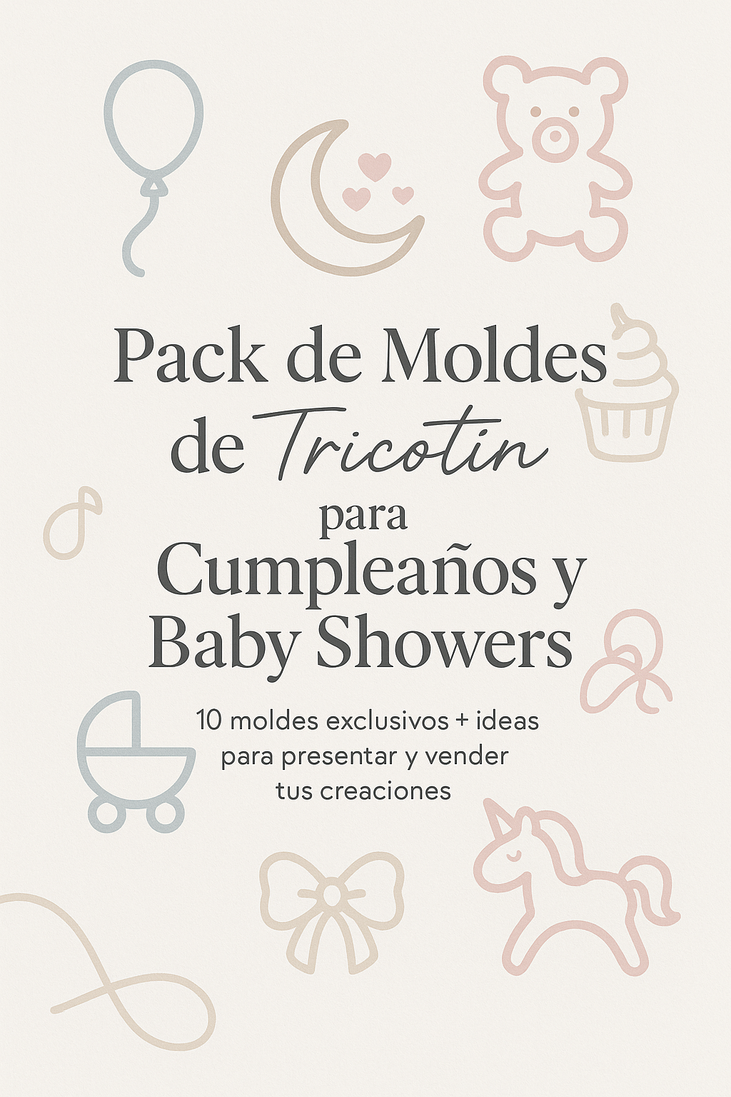 Tricotín para Baby Showers y Cumpleaños