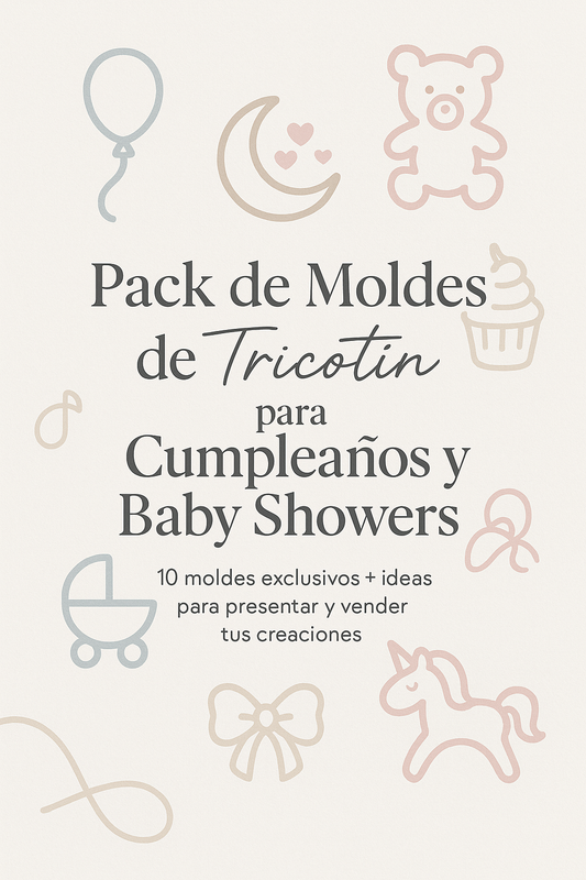 Tricotín para Baby Showers y Cumpleaños