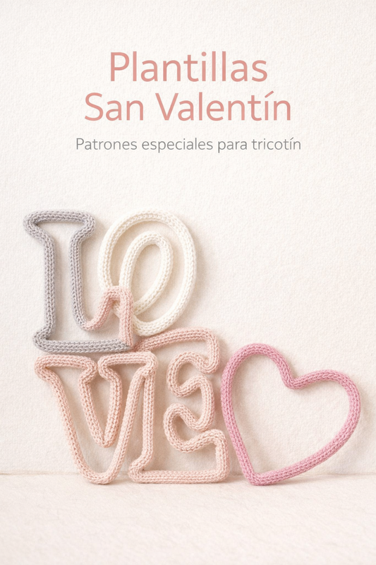 Plantillas San Valentín para Tricotín – Edición Especial