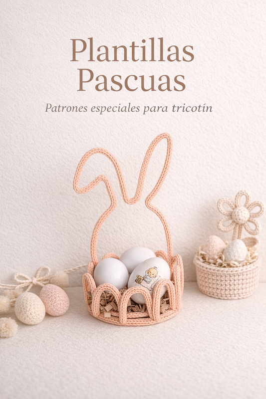 Plantillas de Pascua para Tricotín